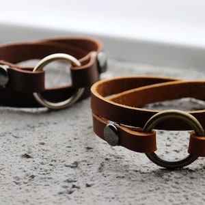 leder penisring Leder Penisring mit Hodenfesselriemen main image 0