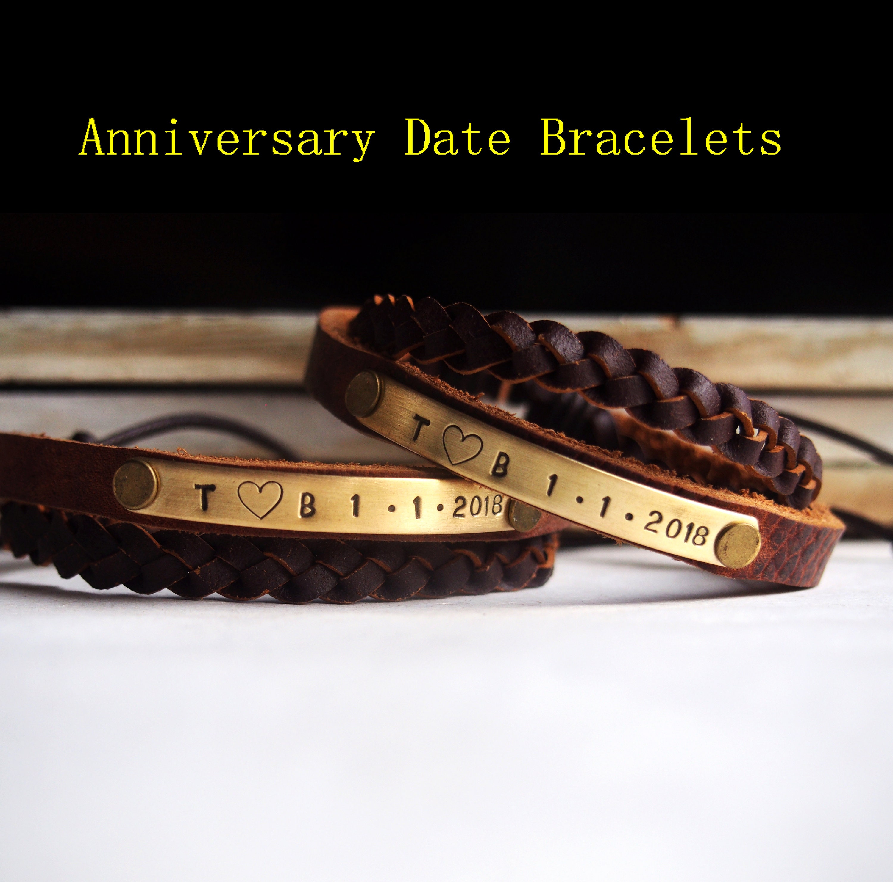 Personalized anniversary bracelet anniversary bracelet for Etsy