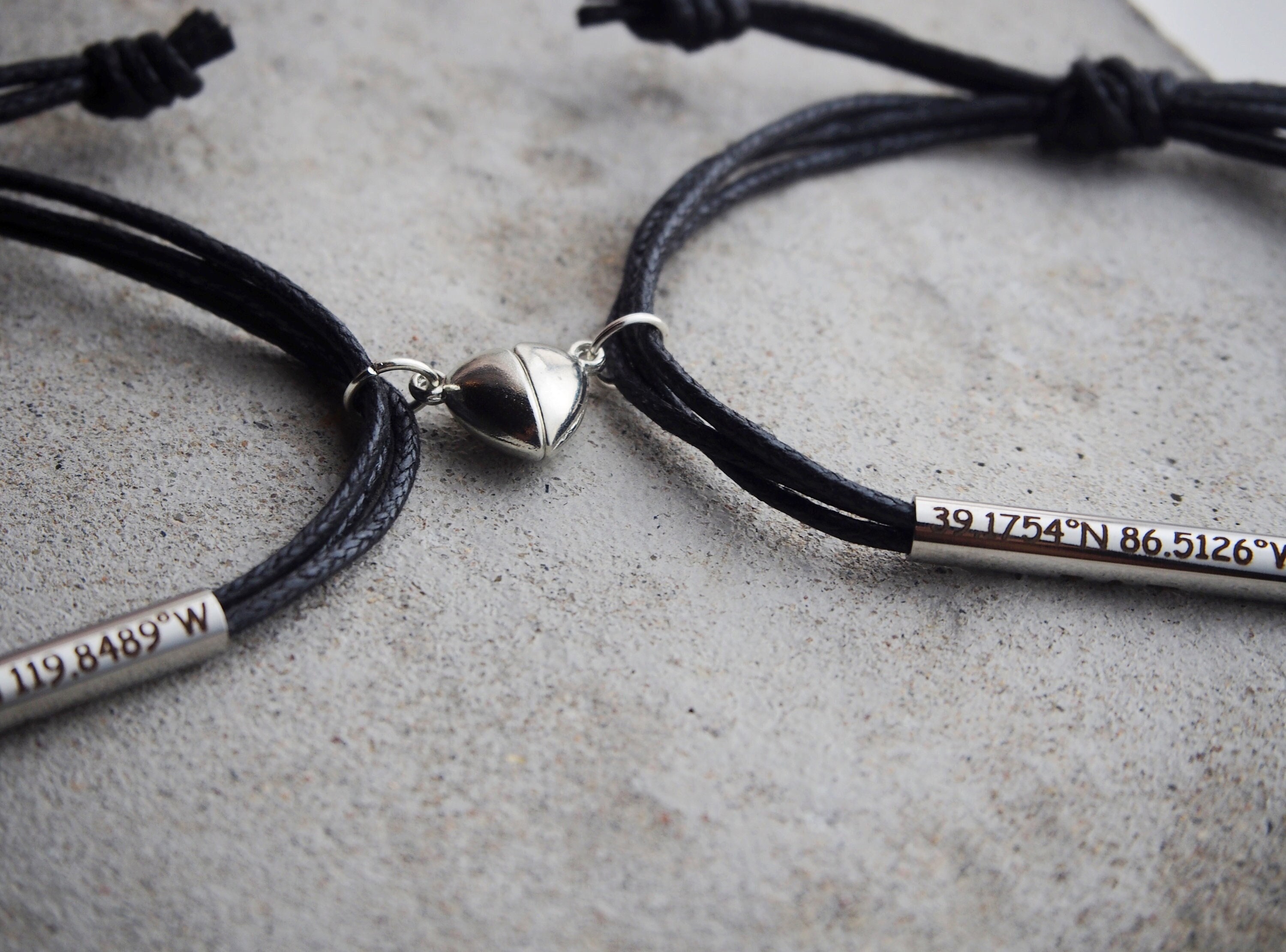 Magnetic Bracelet Couple Magnetic Heart Bracelet Girlfriend