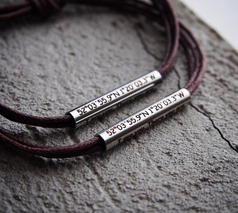 Newmorse Code Bracelet Couples Bracelets Etsy