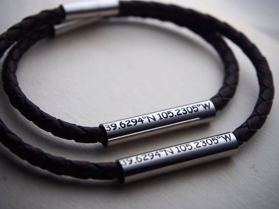 Couples sale coordinates bracelet