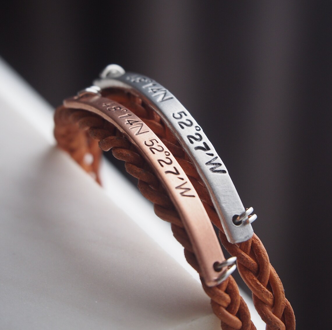Boyfriend Girlfriend Bracelets Couples Gifts Real Leather Etsy Hong Kong