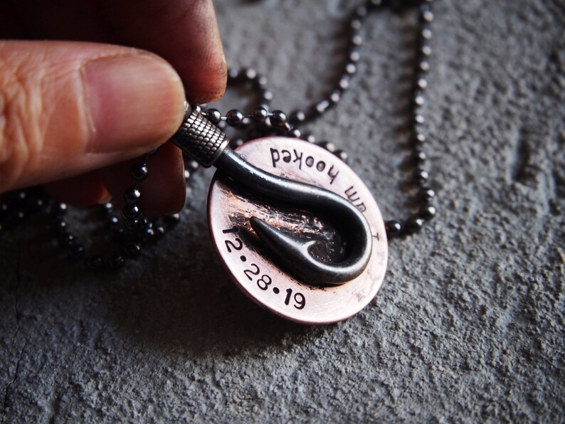 Personalized Mens Necklace Personalized Gifts for Him Mens Etsy