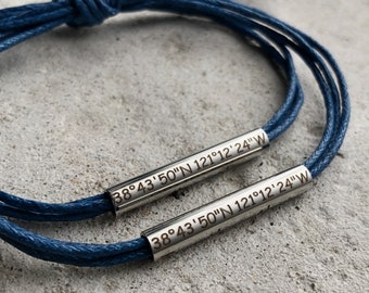 Coordinate Couples bracelet set, men Coordinate Couples bracelet, Coordinate Gifts, his hers, bracelets, personalized Bracelet, Couples Gift