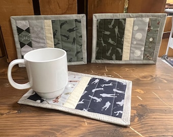 Golf Themed Mug Rug, Toilet Tank Toppers, Candle Mat, Snack Mat