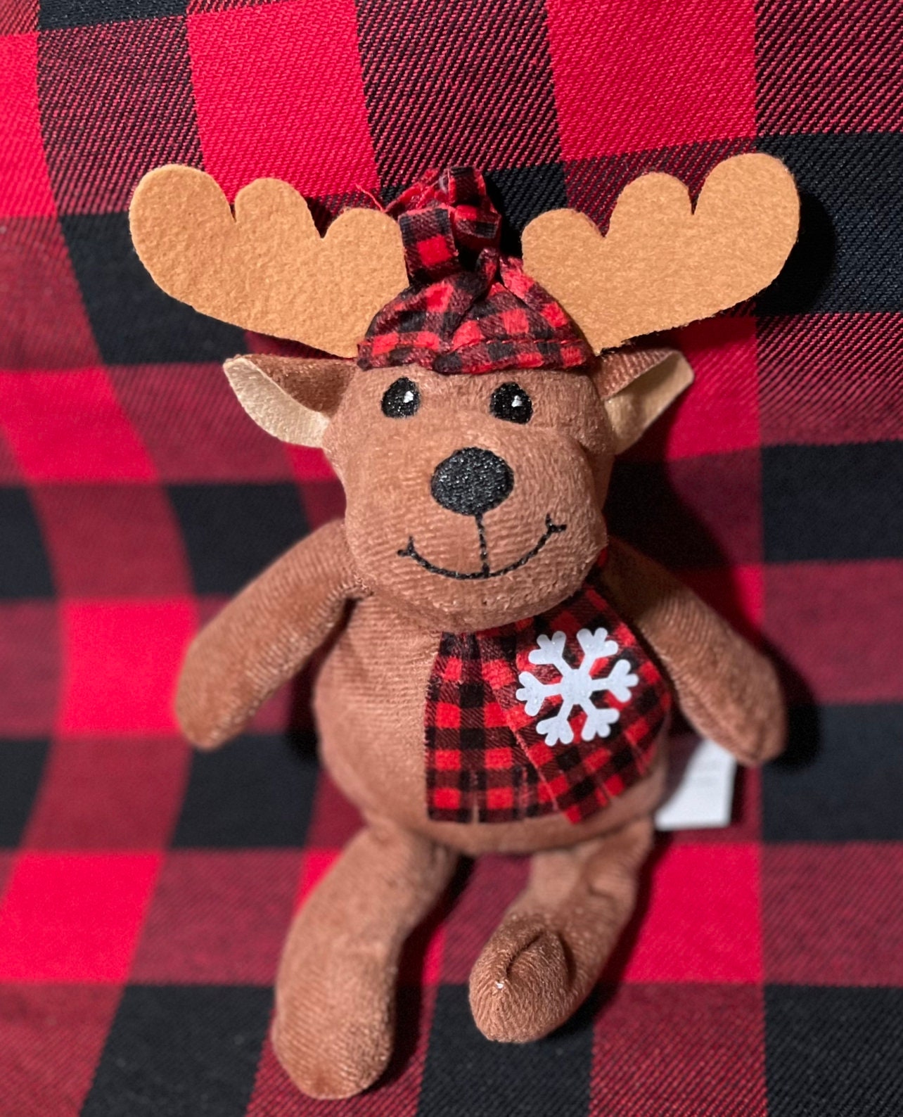 small stuffed reindeer