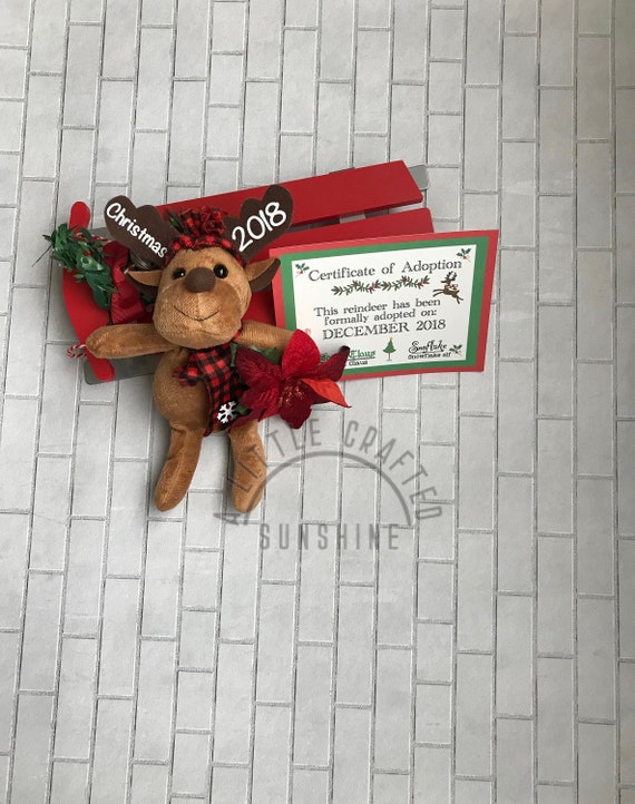 christmas reindeer plush