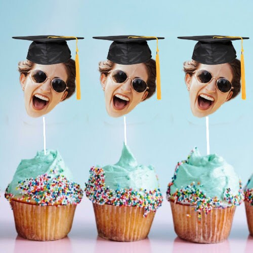 Face Cupcake Toppers/custom Birthday Cupcake Toppers Party Etsy