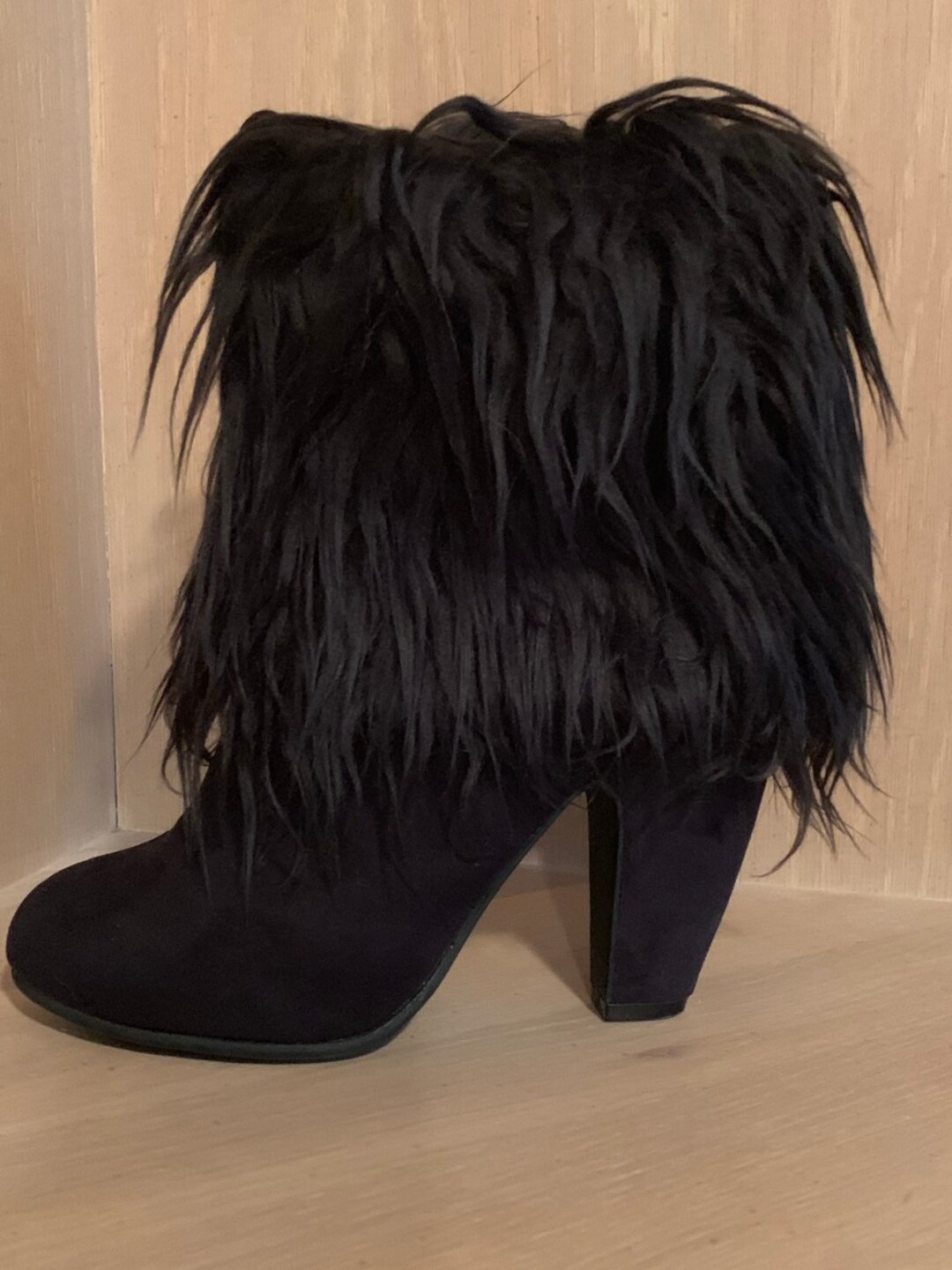 Black Bear Faux Fur Boot Cuffs - Etsy