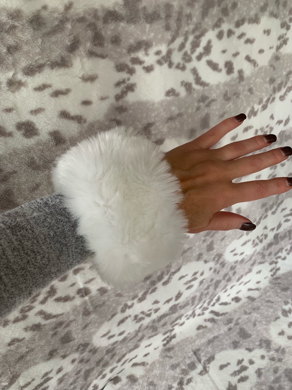 Faux Fur Wrist Cuffs Etsy
