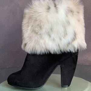Wild Lynx Faux Fur Boot Cuffs