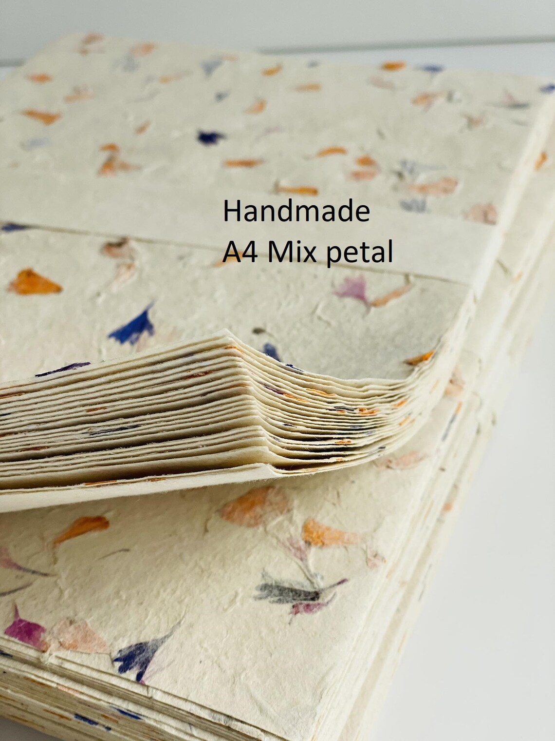 Petal Cornflower / Marigold Mix Handmade Paper A4 Pack of 20 - Etsy