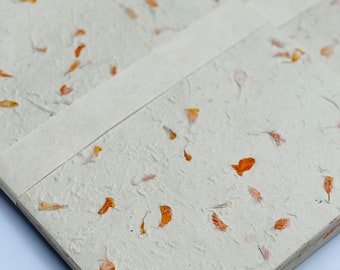 Pétales de papier d&#39;ordinateur A4 - 20 feuilles de papier fait main / Créations artisanales