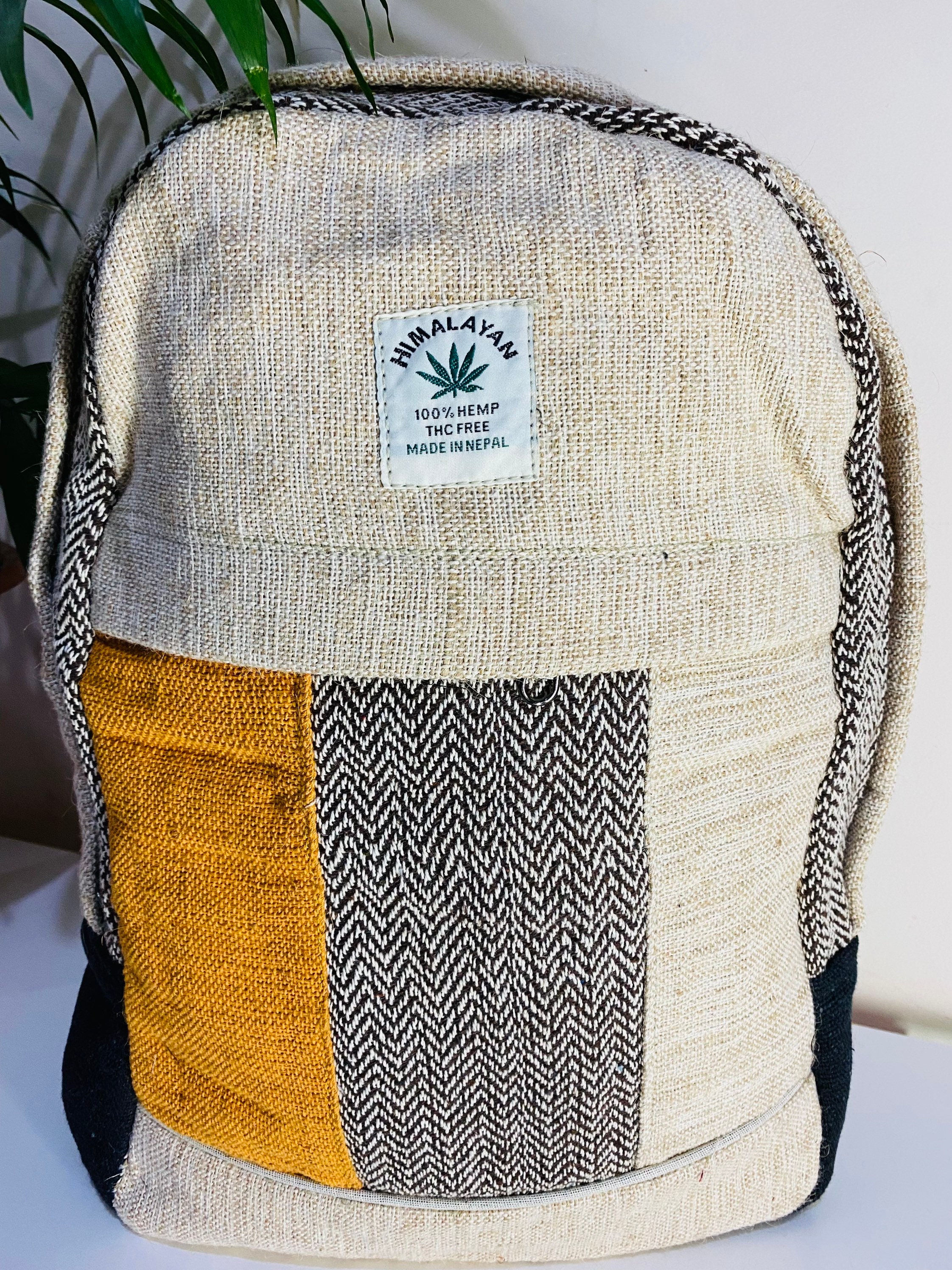LARGE Handmade Hemp Bag / Hemp Backpacks Natural Colours Etsy UK