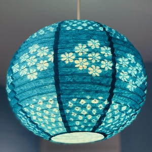 Handmade Lokta paper Lamp shades / Living room decorator lamp shades / Study lamp shades /Hanging colourful lampshades with size 35 cm width