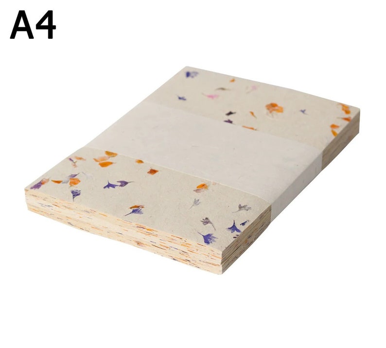 Petal Cornflower / Marigold Mix Handmade Paper A4 Pack of 20 - Etsy