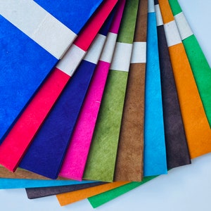 Handmade Paper - A4 Computer paper, Craft Papers, Eco-Paper, Handmade lokta Papers in Nepal pack of 20 sheets Colour - Paper UK