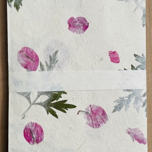 Petal Cornflower / Marigold Mix Handmade Paper A4 Pack of 20 Sheets ...