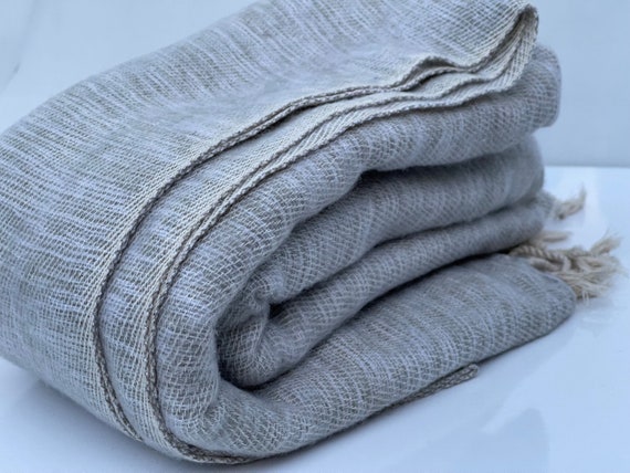 Yak Wool Blanket Soft Shawl/hand-loomed Large Wrap Blanket Wool Shawl/cosy  Fair Trade/yoga Meditation Blanket/shawl/wrap Nepal Yak Wool 