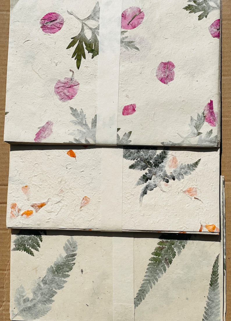 Petal Cornflower / Marigold Mix Handmade Paper A4 Pack of 20 - Etsy