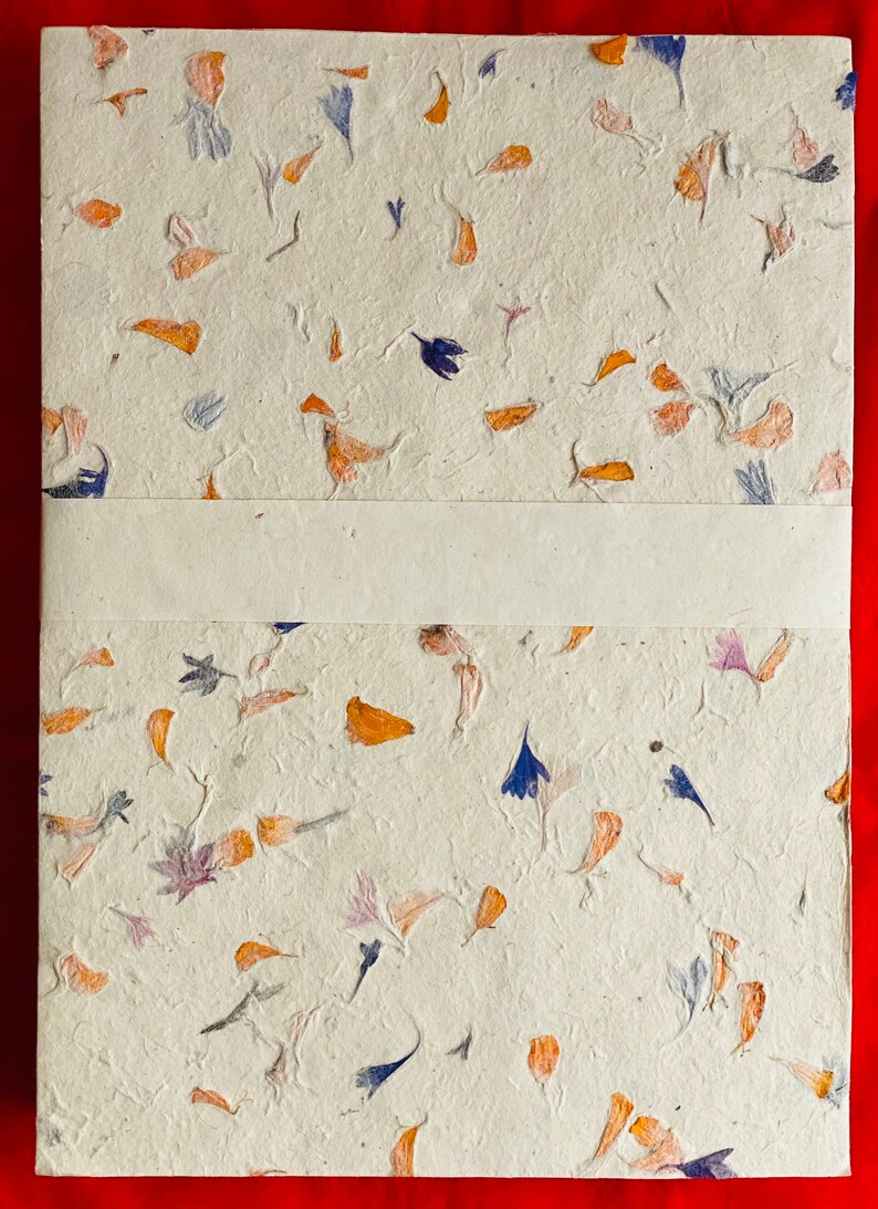 Petal Cornflower / Marigold Mix Handmade Paper A4 Pack of 20 - Etsy