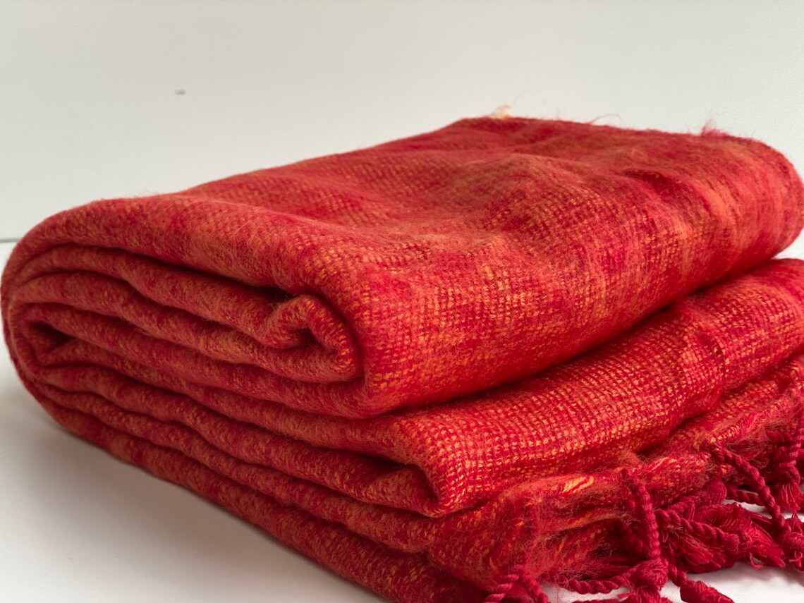 Yak Wool Blanket scarf Soft Shawl/HandLoomed Large Wrap Etsy