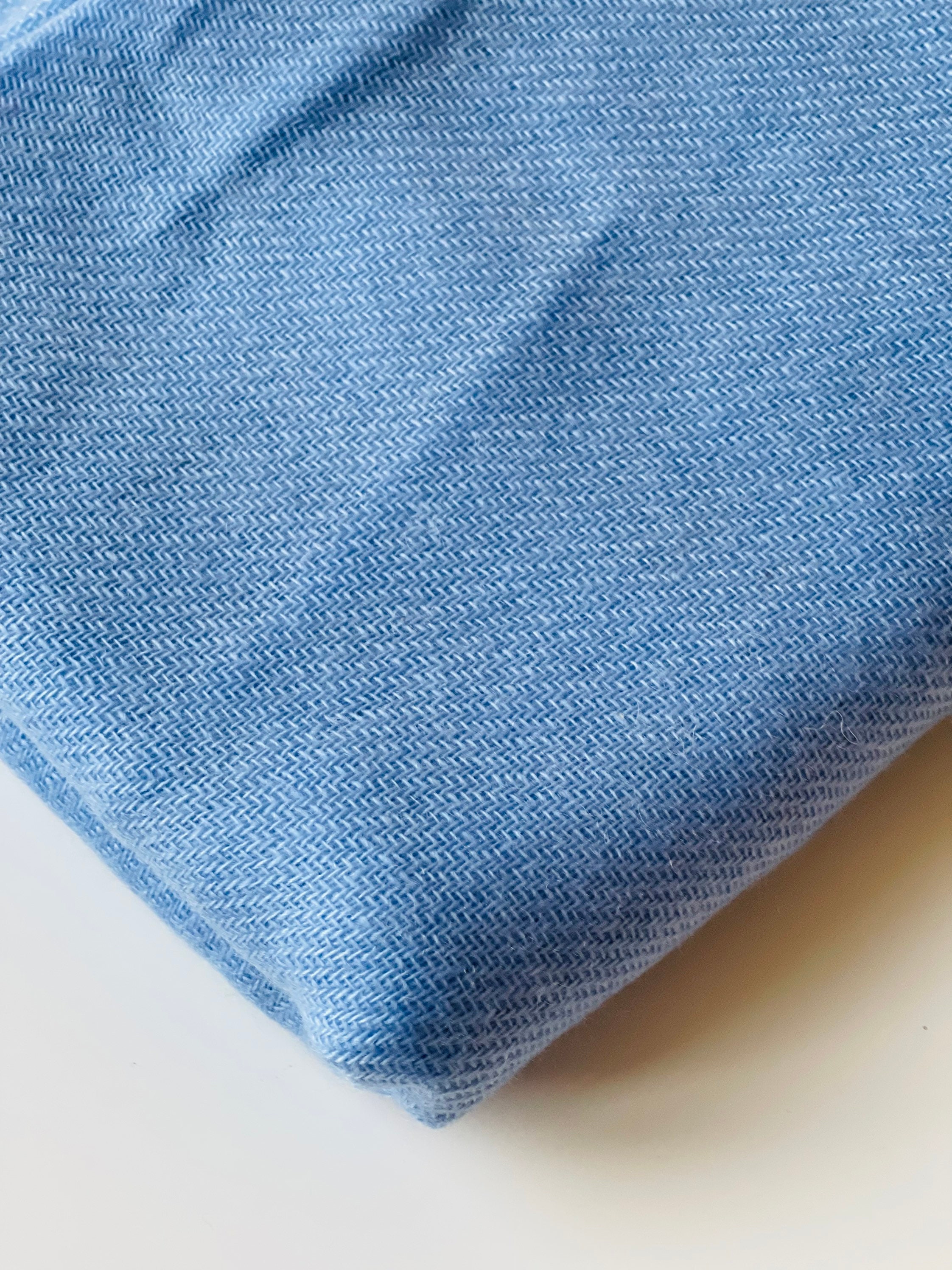 Blue Handmade Natural Plain Cashmere Scarf Pashmina Scarf | Etsy UK