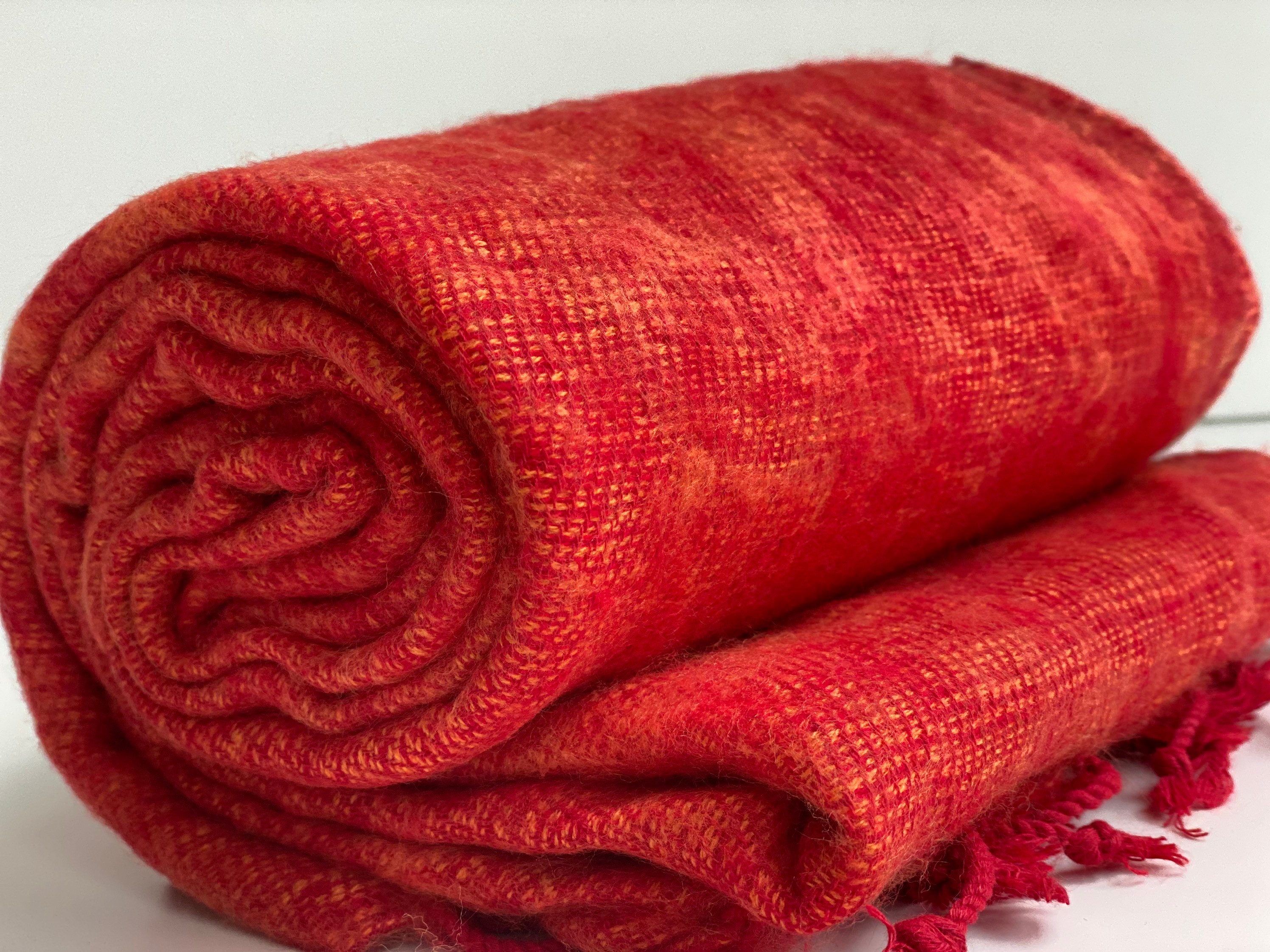 Yak Wool Blanket scarf Soft Shawl/HandLoomed Large Wrap Etsy