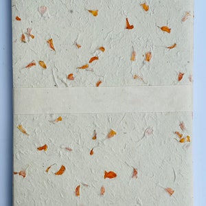 Petal Handmade paper A4 Pack of 20 sheets/ Nepal handmade paper. image 5