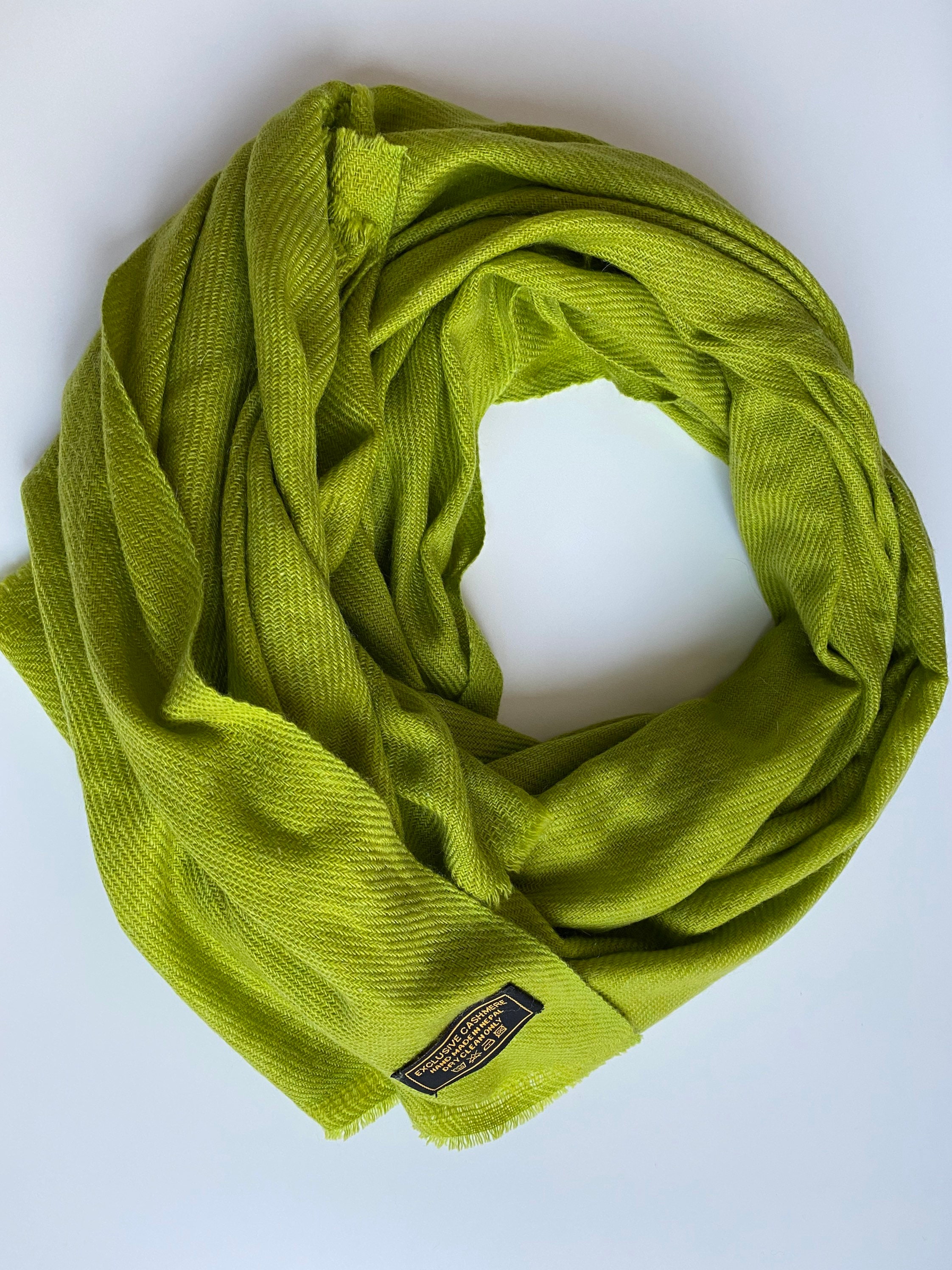 Olive Green Handmade Pashmina Scarf Cashmere scarf Stole Etsy