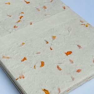 Petal Cornflower / Marigold Mix Handmade Paper A4 Pack of 20 Sheets ...