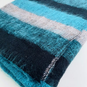 Yak Wool Blanket scarf Soft Shawl/Hand-Loomed Large Wrap Blanket Wool Shawl/Cosy Fair Trade/Yoga Meditation blanket/shawl/wrap
