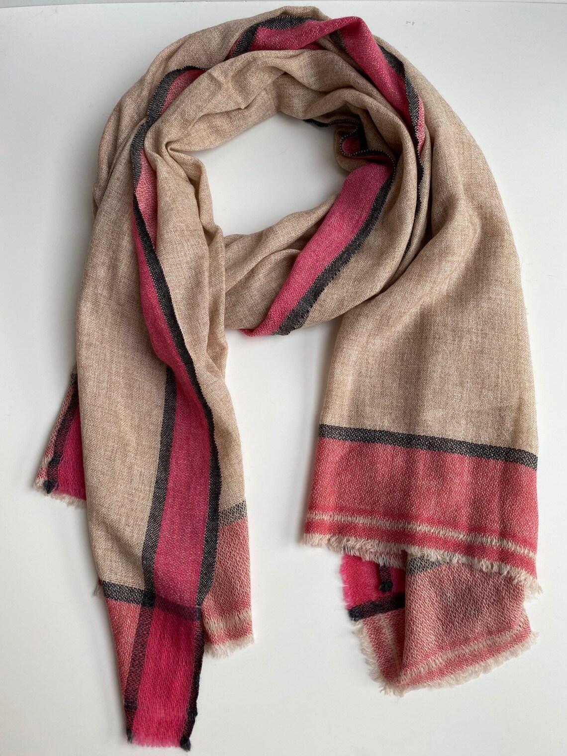 Nepal Handmade pure cashmere scarf pashmina Scarf Stole Etsy