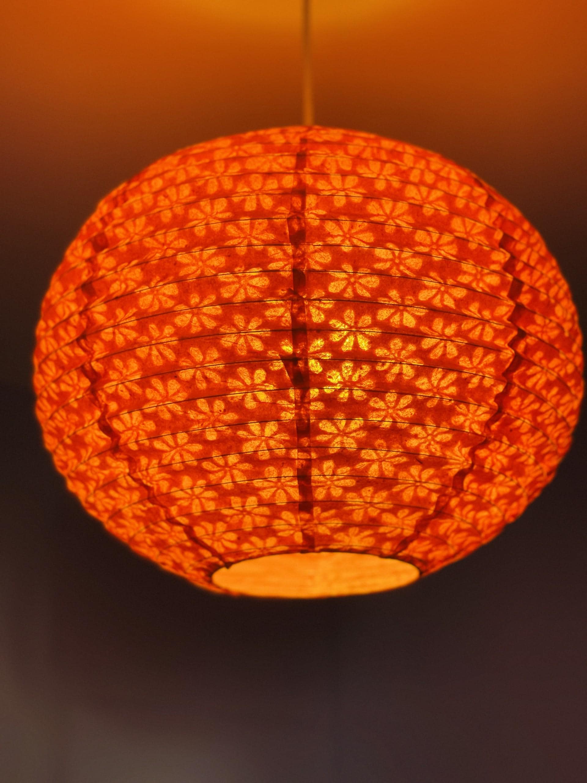 Abat-Jour, Om, Orange, Lokta Papier, Lampe Papier Lampion