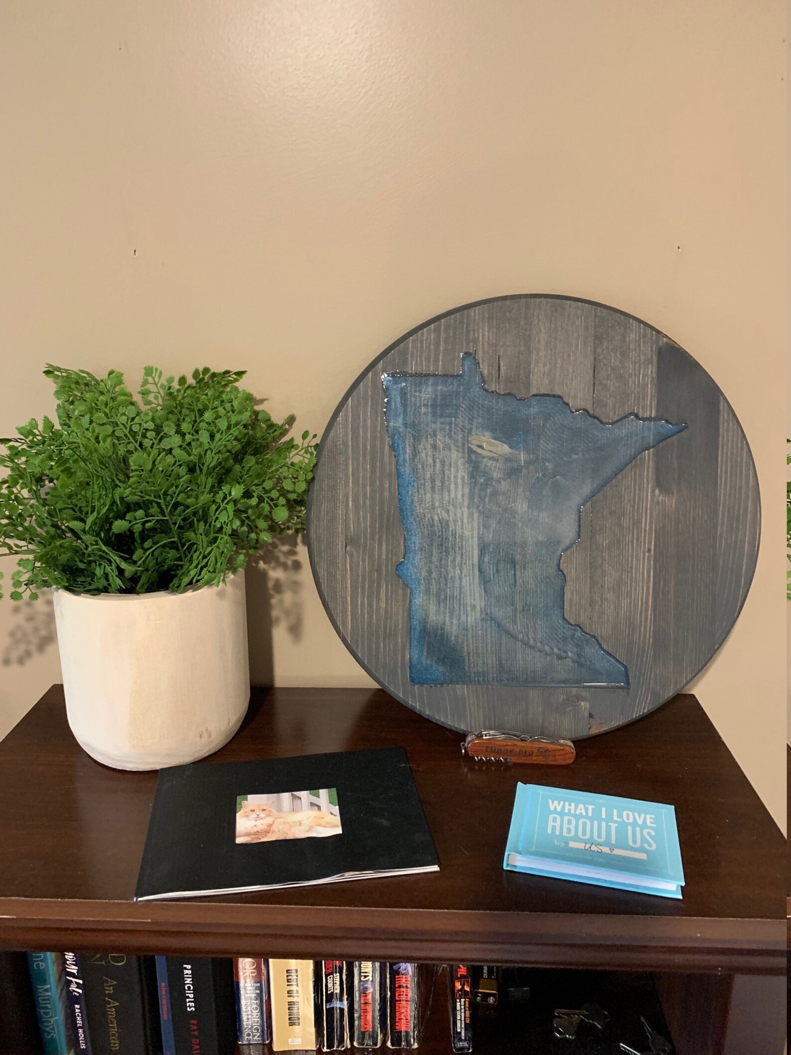 Custom State Wood / Epoxy Sign Etsy