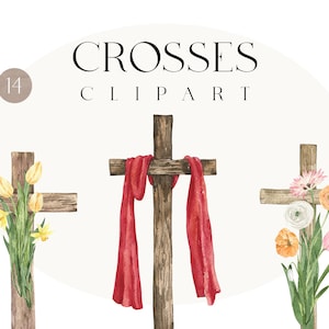 Cruces Clipart religioso Comunión Floral Madera Cruz Pascua Espíritu Santo bautismo católico clipart png Descarga instantánea