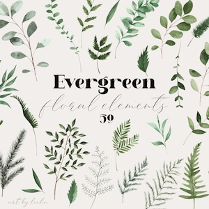 Aquarelle eucalyptus feuillage vert émeraude lumineux Floral verdure feuilles branche bois feuille à feuilles persistantes pour faire-part de mariage clipart png