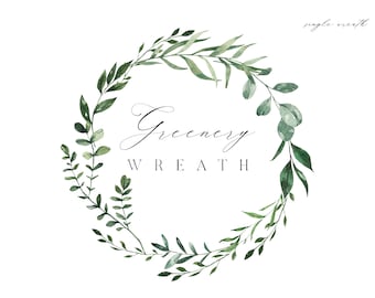 Watercolor Eucalyptus Green Foliage Frame Bright Emerald Floral Greenery Wreath Leaves Branch for Wedding Invitation clipart png