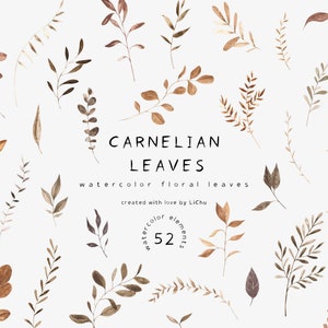 Bronze Eucalyptus Clipart Aquarela Folhas Marrons Buquês Folhas De Outono Folhagem Monocromática Galho De Outono Arranjos Florais Convite De Casamento Png