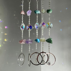 Crystal Sun Catcher - Personalised Mobiles - Rainbow Maker - Window Hanging