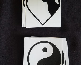 2x2 vinyl stickers