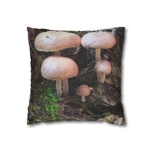 Woodland Mushroom Pillowcase - Nature Decor, Cozy Home Accent, Gifts for Nature Lovers, Boho Home, Unique Cushion Cover