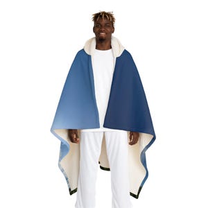 Cozy Sherpa Fleece Hoodie Blanket - Perfect for Relaxation, Movie Nights, Gifts, Home Comfort