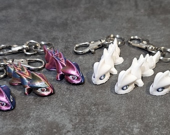 3D-sleutelhanger tandeloze draak