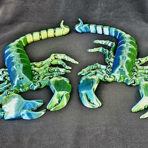 Escorpión articulado en 3D