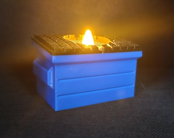 Dumpster Fire Tea Light Holder
