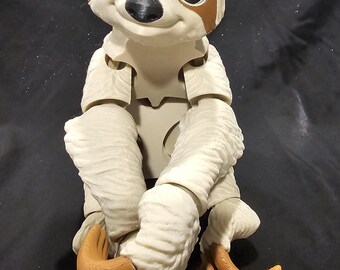 Perezoso articulado en 3D