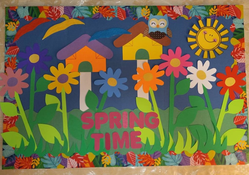 Teachers Bulletin Board for Kindergarten and Preschool Classrooms. the