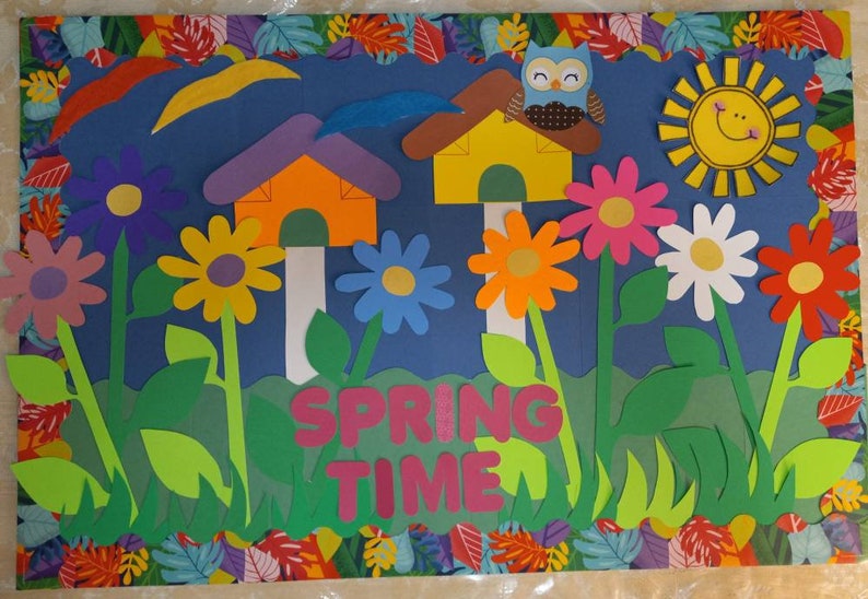 Teachers Bulletin Board for Kindergarten and Preschool Classrooms. the