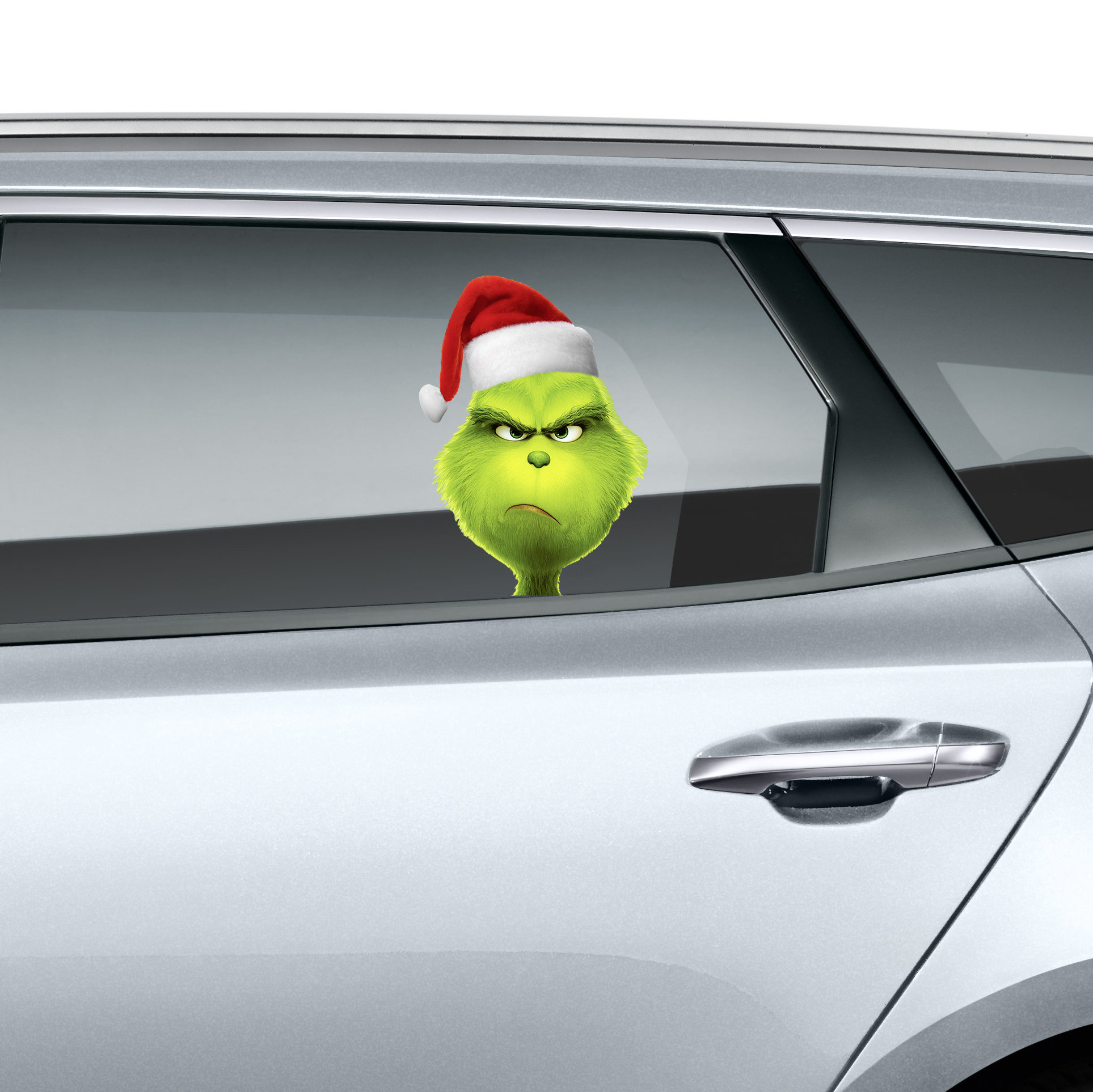 The Grinch Peeking Xmas Hat Car Decal Wall Sticker 2018 Etsy